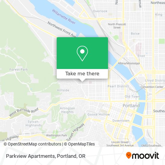 Mapa de Parkview Apartments