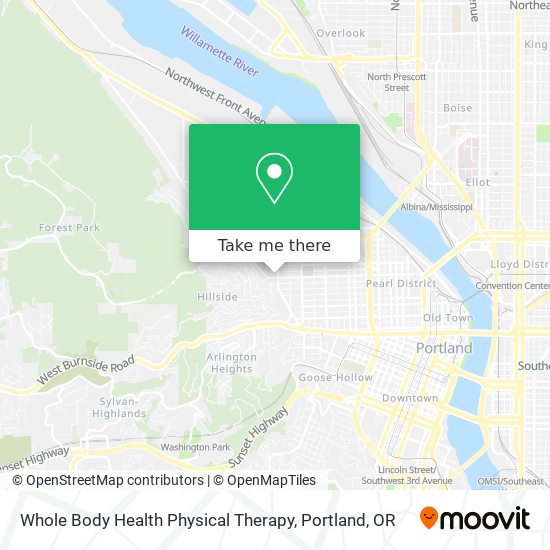 Mapa de Whole Body Health Physical Therapy