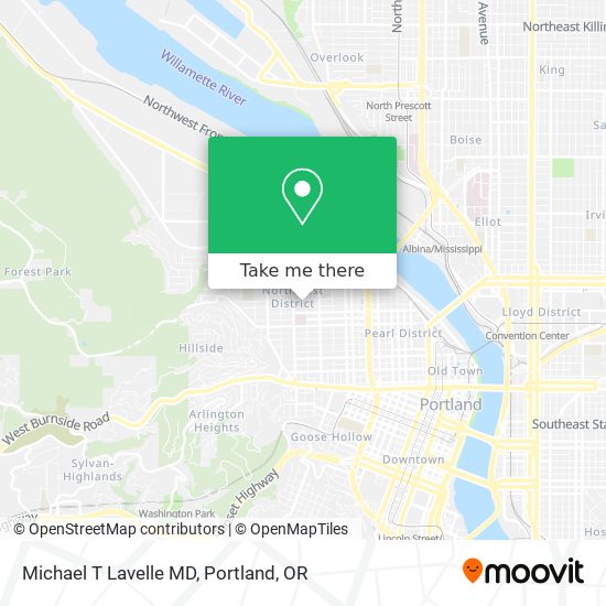Michael T Lavelle MD map