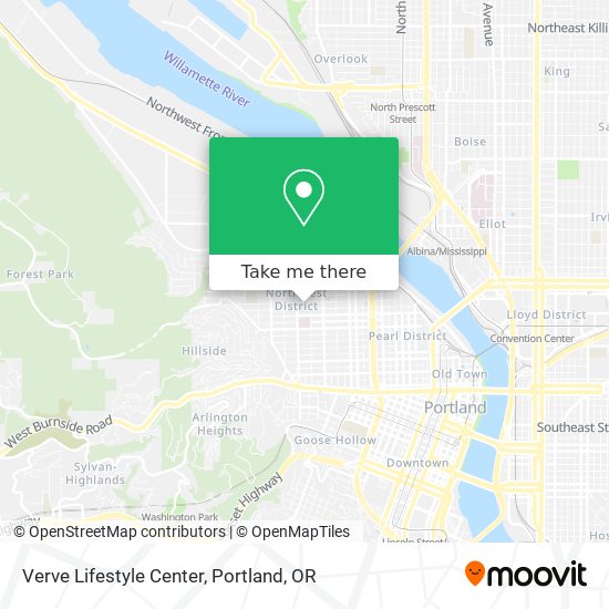 Verve Lifestyle Center map