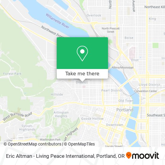Eric Altman - Living Peace International map