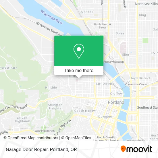 Garage Door Repair map