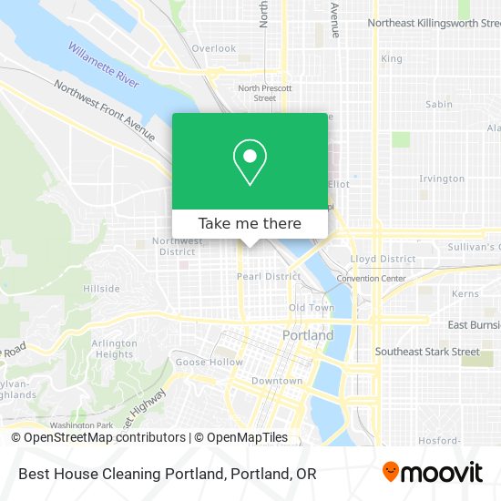 Best House Cleaning Portland map
