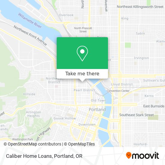 Caliber Home Loans map