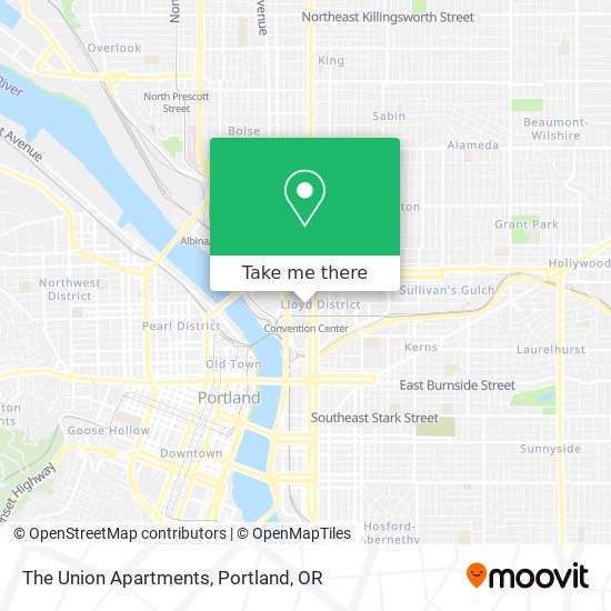 The Union Apartments map