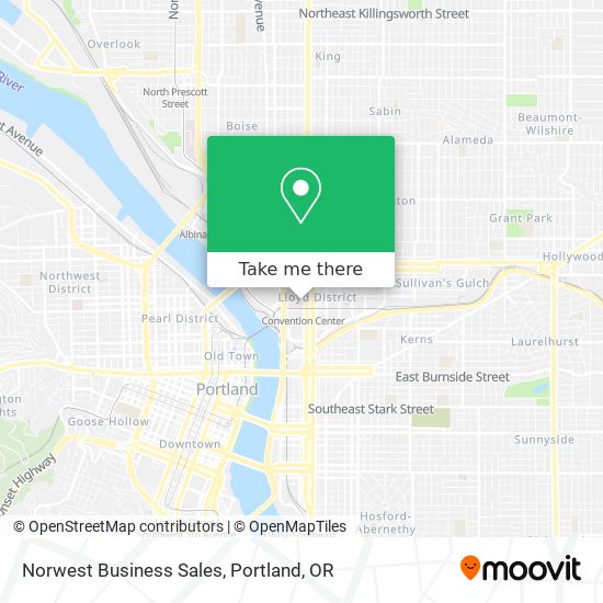 Norwest Business Sales map