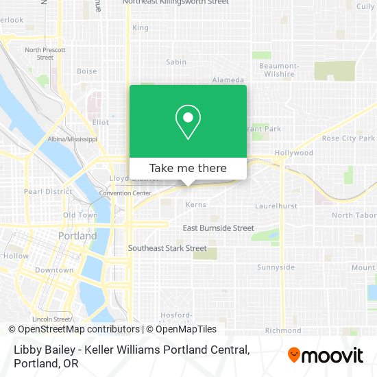 Mapa de Libby Bailey - Keller Williams Portland Central