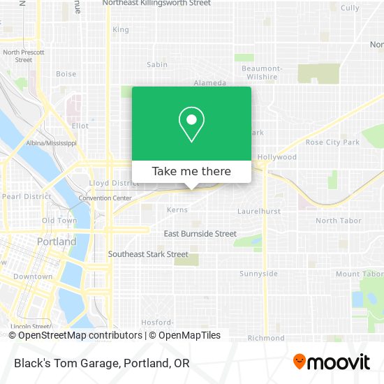 Black's Tom Garage map