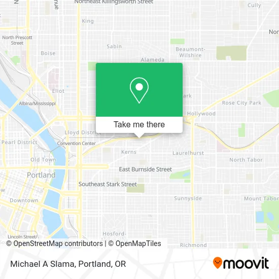Michael A Slama map