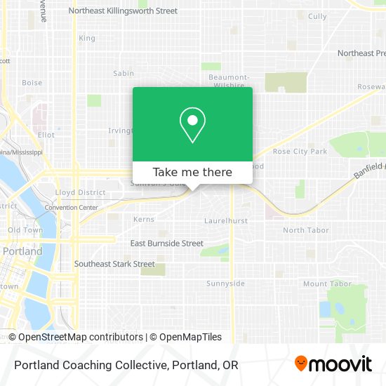 Portland Coaching Collective map