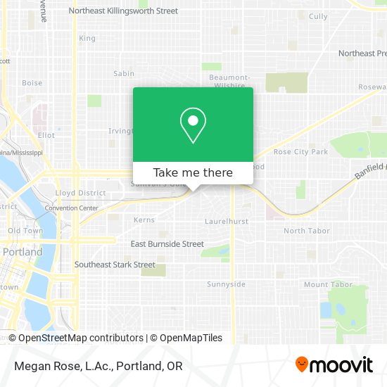 Mapa de Megan Rose, L.Ac.