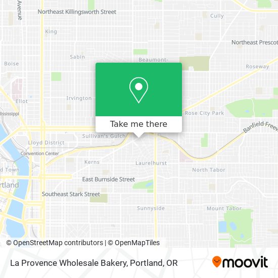 La Provence Wholesale Bakery map