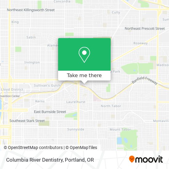 Mapa de Columbia River Dentistry