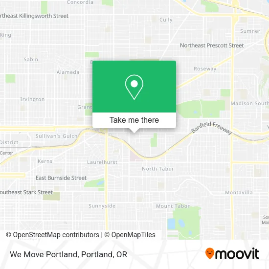 We Move Portland map