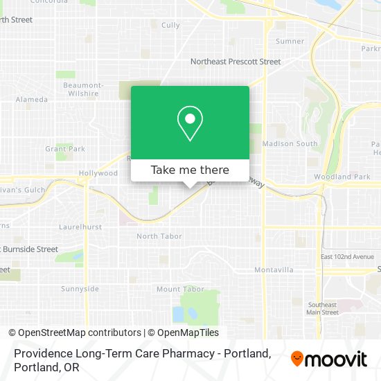 Mapa de Providence Long-Term Care Pharmacy - Portland