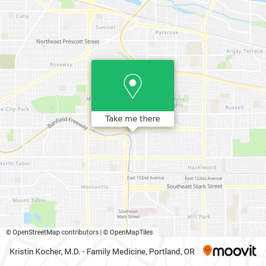 Mapa de Kristin Kocher, M.D. - Family Medicine