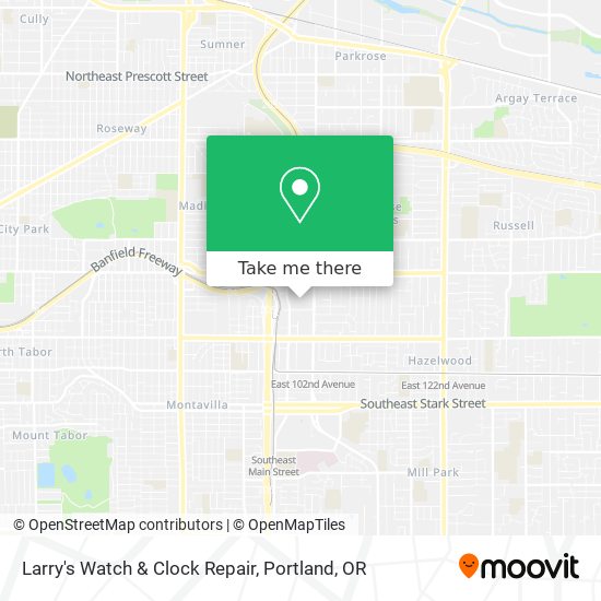 Larry's Watch & Clock Repair map
