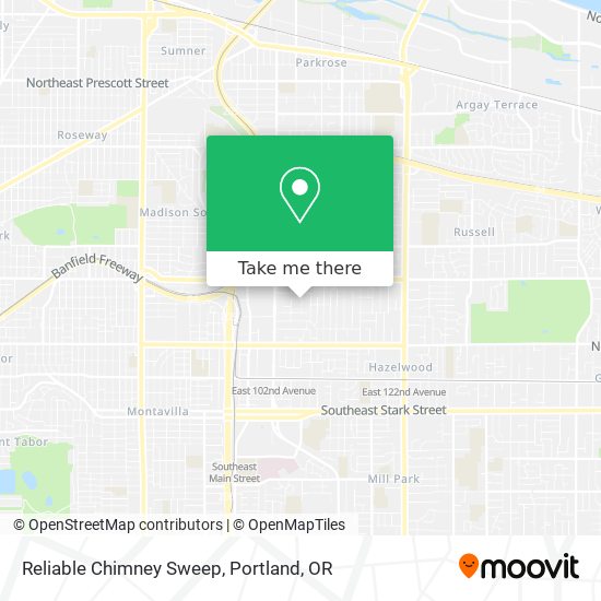 Mapa de Reliable Chimney Sweep