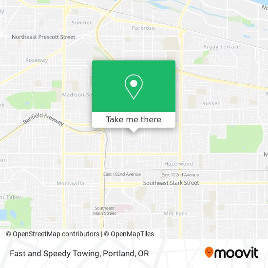 Mapa de Fast and Speedy Towing