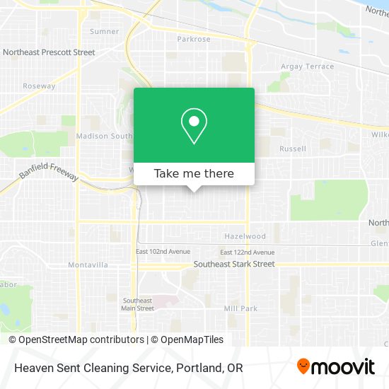 Heaven Sent Cleaning Service map