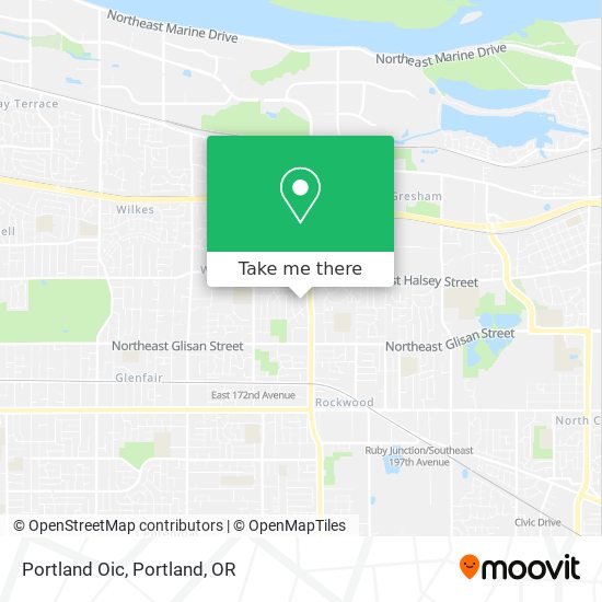 Portland Oic map