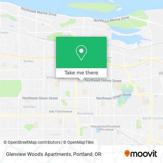 Glenview Woods Apartments map