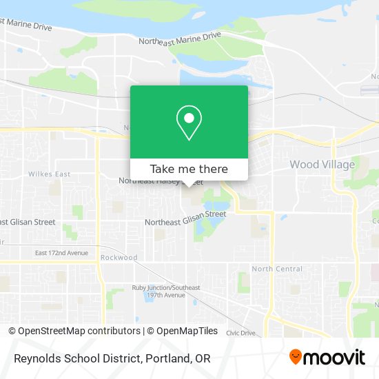 Mapa de Reynolds School District