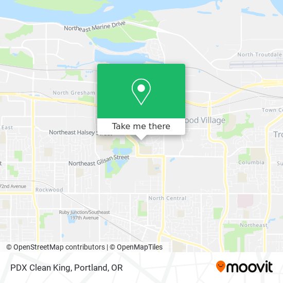 PDX Clean King map