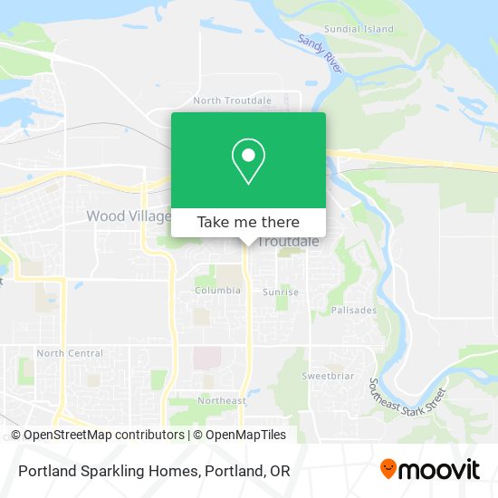Mapa de Portland Sparkling Homes