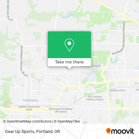 Gear Up Sports map