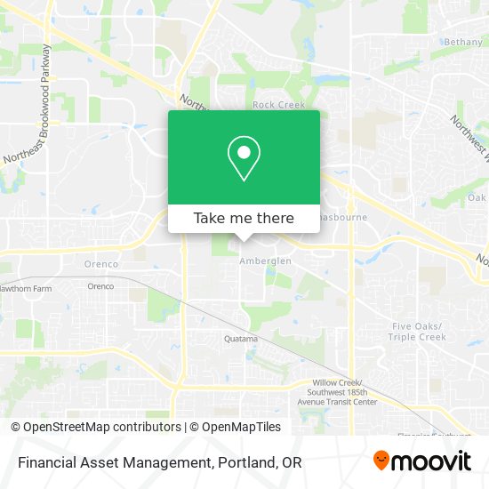 Financial Asset Management map