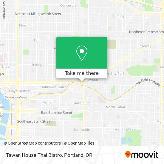 Tawan House Thai Bistro map