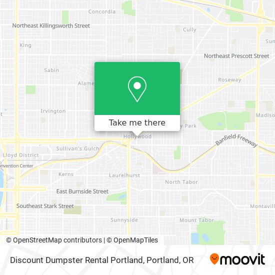 Mapa de Discount Dumpster Rental Portland