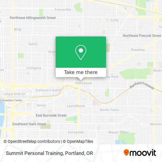 Summit Personal Training map