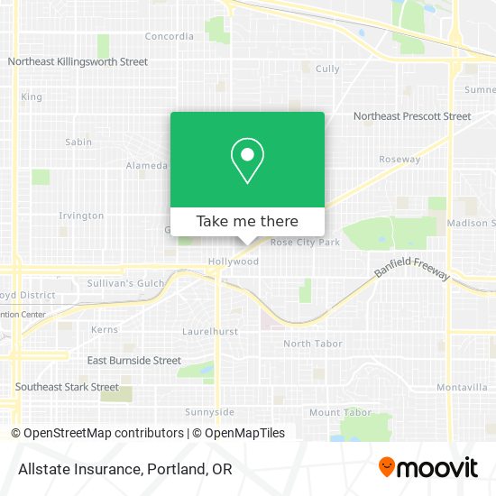 Allstate Insurance map