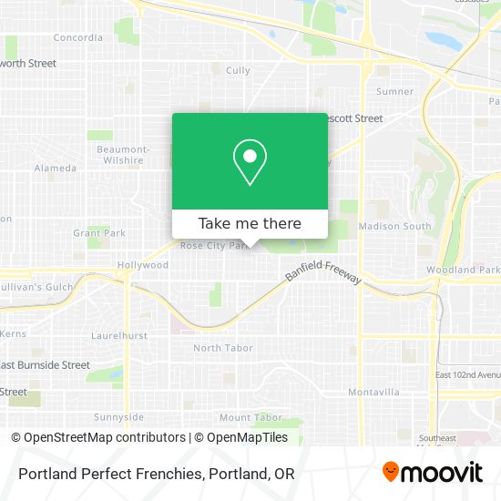 Portland Perfect Frenchies map