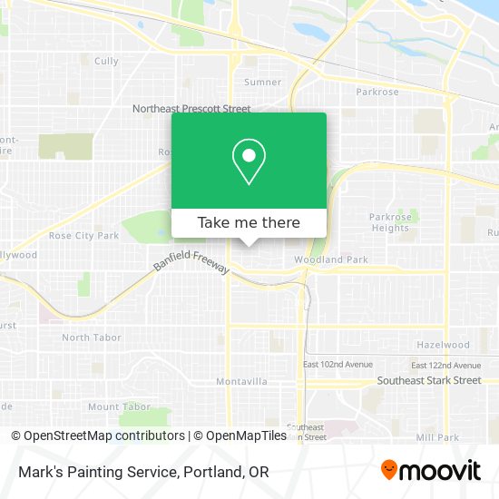 Mark's Painting Service map