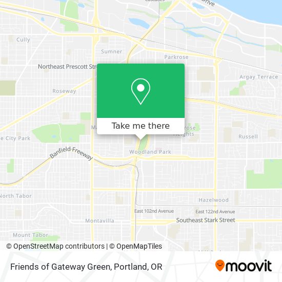 Friends of Gateway Green map