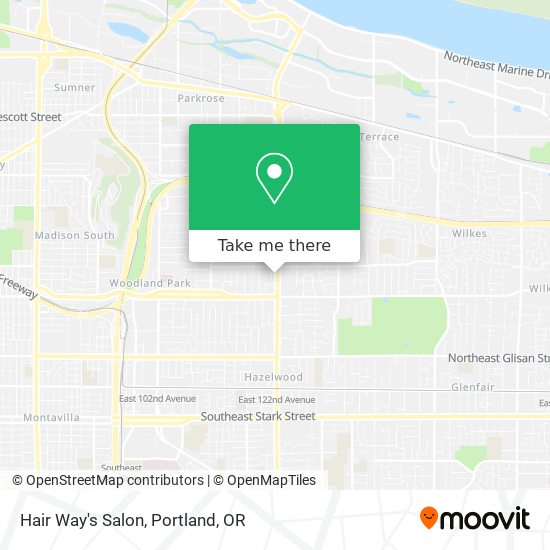 Hair Way's Salon map