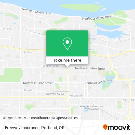 Freeway Insurance map