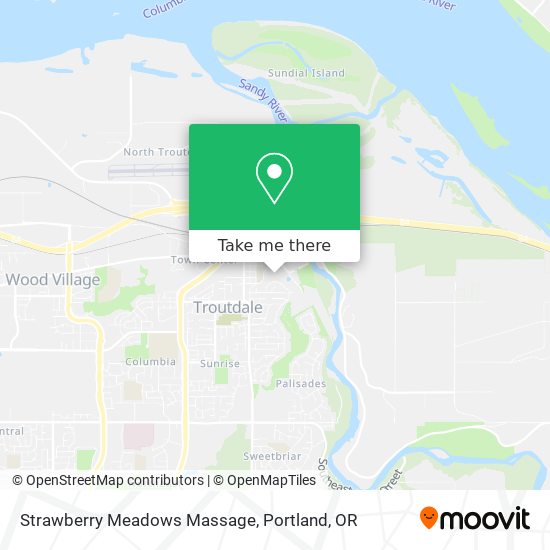 Strawberry Meadows Massage map