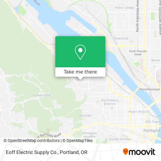 Eoff Electric Supply Co. map