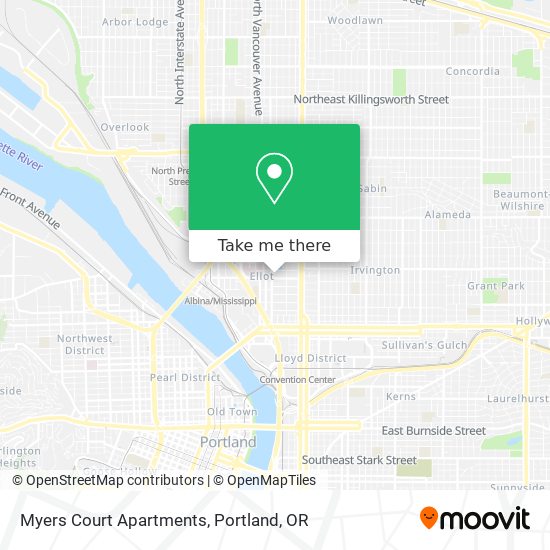 Mapa de Myers Court Apartments
