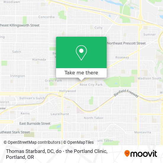 Thomas Starbard, DC, do - the Portland Clinic map