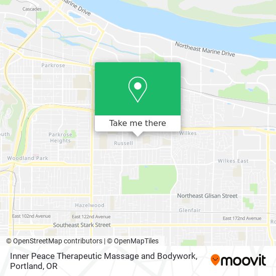 Inner Peace Therapeutic Massage and Bodywork map