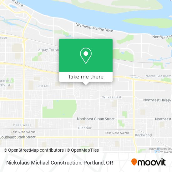 Mapa de Nickolaus Michael Construction