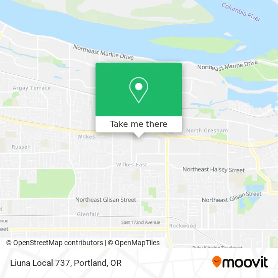 Liuna Local 737 map