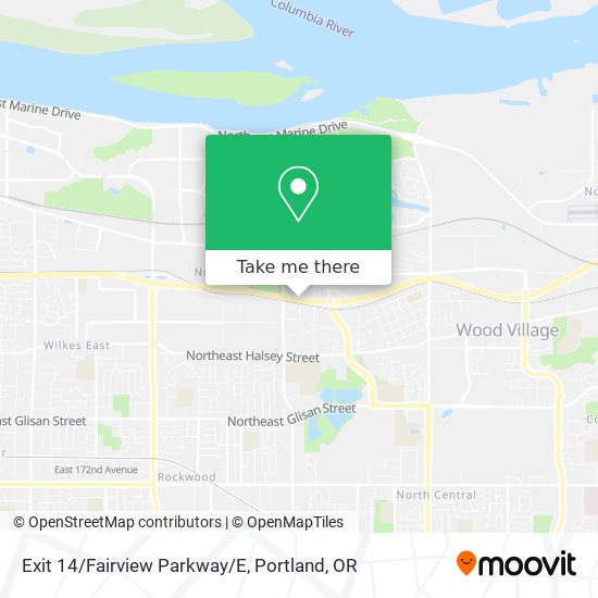 Mapa de Exit 14/Fairview Parkway/E