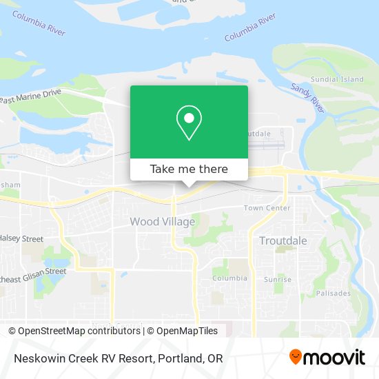 Neskowin Creek RV Resort map