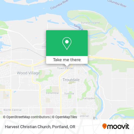 Harvest Christian Church map